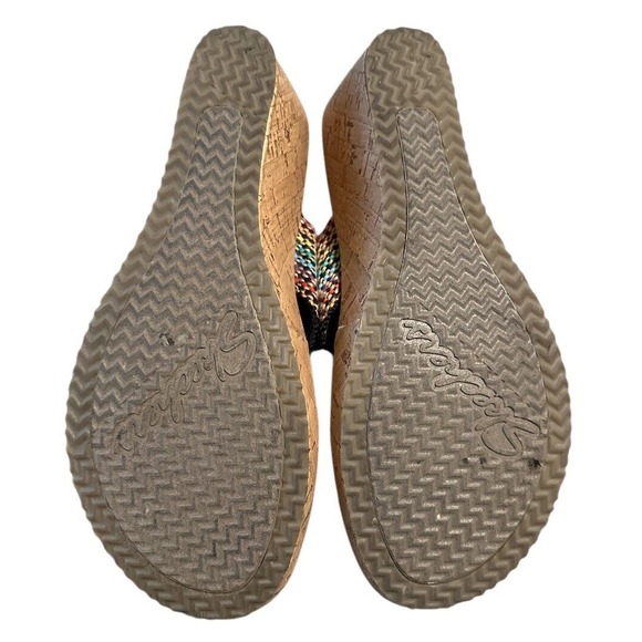Skechers Women's Beverlee Delighted Wedge Luxe Foam Rainbow Sandals Size‎ 10 - Picture 7 of 8